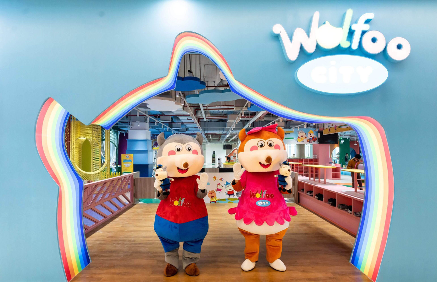 Wolfoo City được thiết kế nhiều gam màu bắt mắt cùng hàng loạt hoạt động, trải nghiệm sáng tạo Wolfoo City được thiết kế nhiều gam màu bắt mắt cùng hàng loạt hoạt động, trải nghiệm sáng tạo