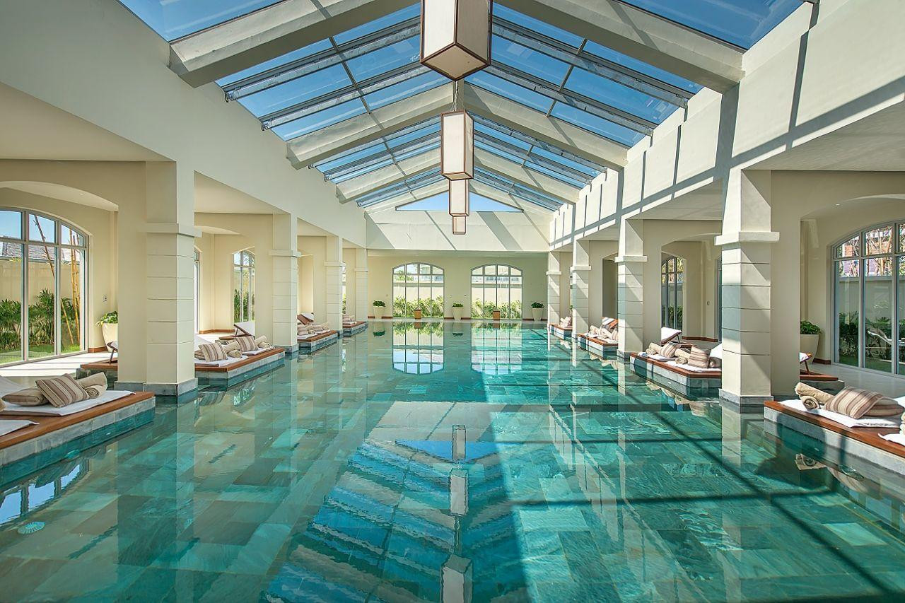 Tại Maia Spa, du khách có thể thư giãn trong bể bơi riêng để cơ thể và tâm trí được phục hồi, tái tạo nguồn năng lượng tích cực.