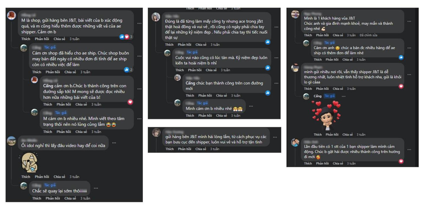 Cư dân mạng đã để lại nhiều lời khích lệ tích cực tới “tâm thư” của anh Cấng- ảnh chụp màn hình