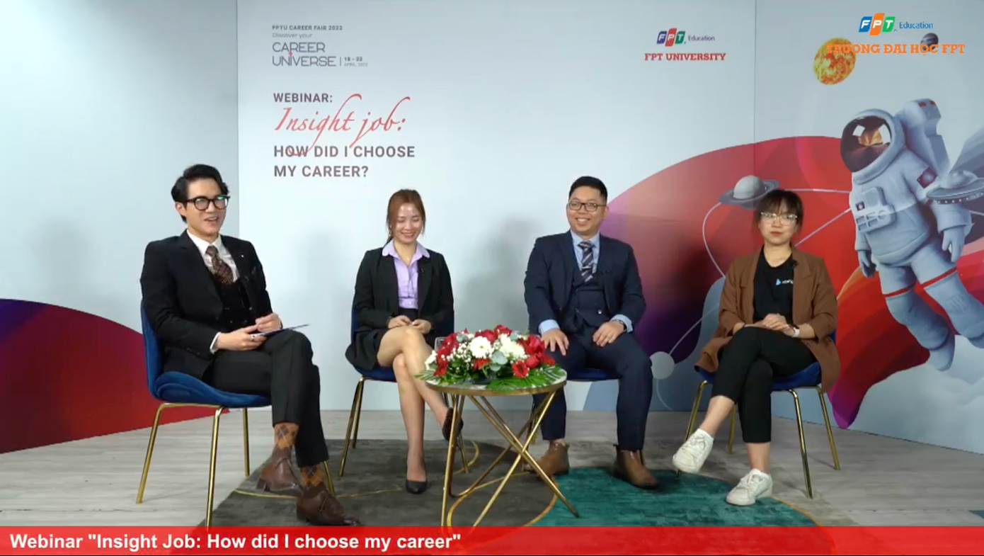 Webinar “Insight Job: How did I choose my career” thu hút hơn 500 lượt sinh viên theo dõi