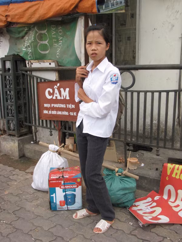 Hai mẹ con từ Yên Bái