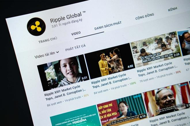 Kênh YouTube Báo Thanh Niên bị hack quảng cáo tiền số. Kênh YouTube Báo Thanh Niên bị hack quảng cáo tiền số.