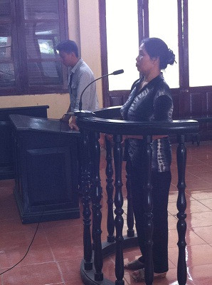 Bị cáo Phèng tại phiên xử