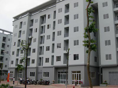 Đây là khu nhà ở xã hội đầu tiên ở Hà Nội. Ảnh: Đoàn Loan. Đây là khu nhà ở xã hội đầu tiên ở Hà Nội. Ảnh: Đoàn Loan