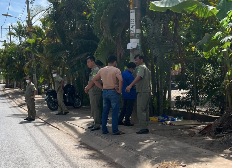 Hiện trường vụ việc. Ảnh: Duy Khánh