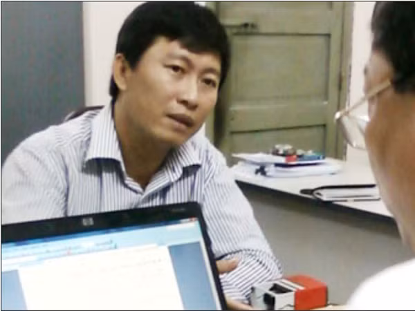 Hoàng Khương tại cơ quan điều tra