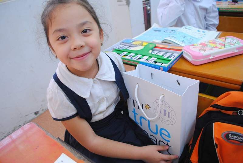 Một học sinh trường Tiểu học Phúc Tân, quận Hoàn Kiếm