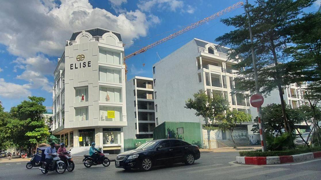 Dự án Phố Wall nơi xảy ra tranh chấp. Dự án Phố Wall nơi xảy ra tranh chấp.