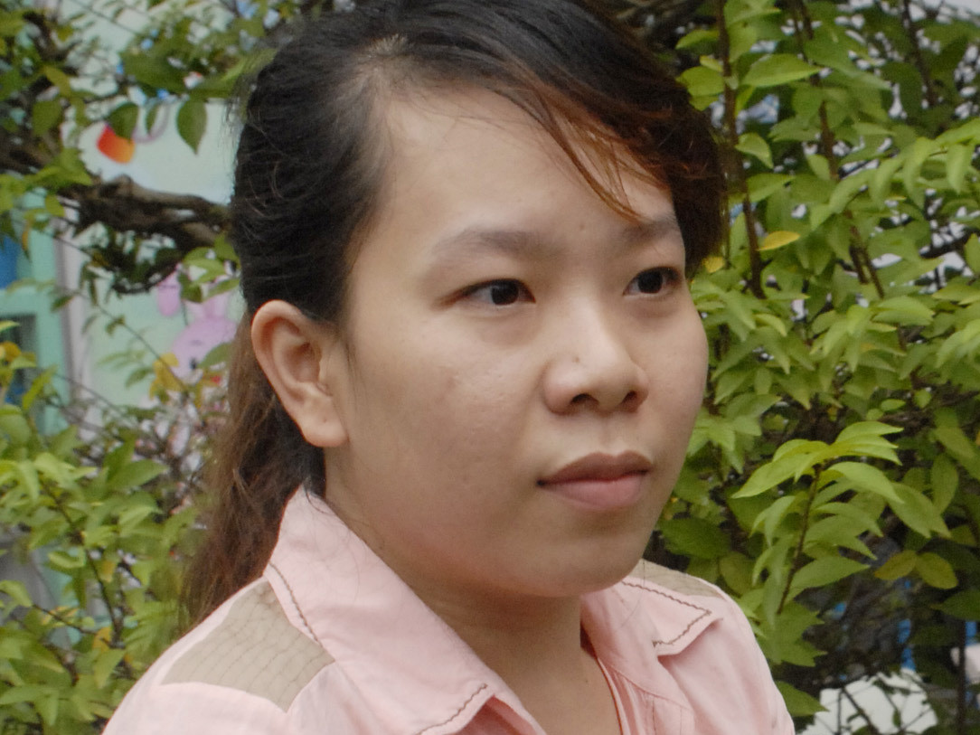 Xuân tỏ ra bình thản khi nhận án 3 năm tù. Ảnh: A.X