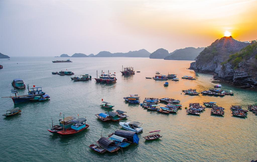 Hình ảnh làng chài cổ Cái Bèo. Ảnh: Dulich24