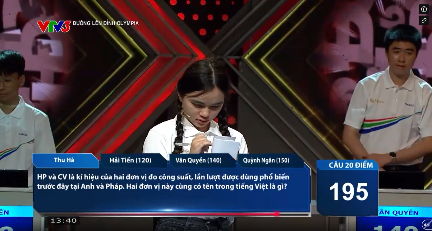 Thu Hà thừa thắng xông lên với số điểm cao. Thu Hà thừa thắng xông lên với số điểm cao.