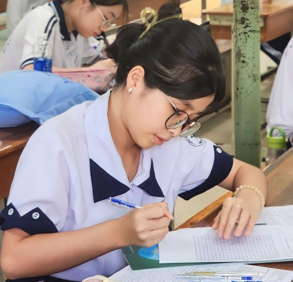 Kiều Duyên "tiết lộ" quá trình miệt mài ôn tập. Ảnh: NVCC Kiều Duyên "tiết lộ" quá trình miệt mài ôn tập. Ảnh: NVCC