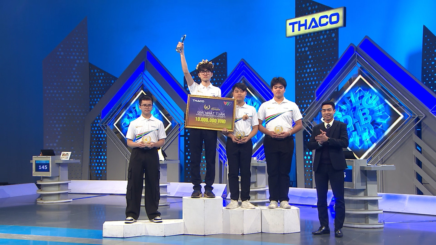 Đỗ Xuân Thái "ẵm trọn" Vòng nguyệt quế tuần đầu tiên của Quý 3. Ảnh: Fanpage Đường Lên Đỉnh Olympia Đỗ Xuân Thái "ẵm trọn" Vòng nguyệt quế tuần đầu tiên của Quý 3. Ảnh: Fanpage Đường Lên Đỉnh Olympia