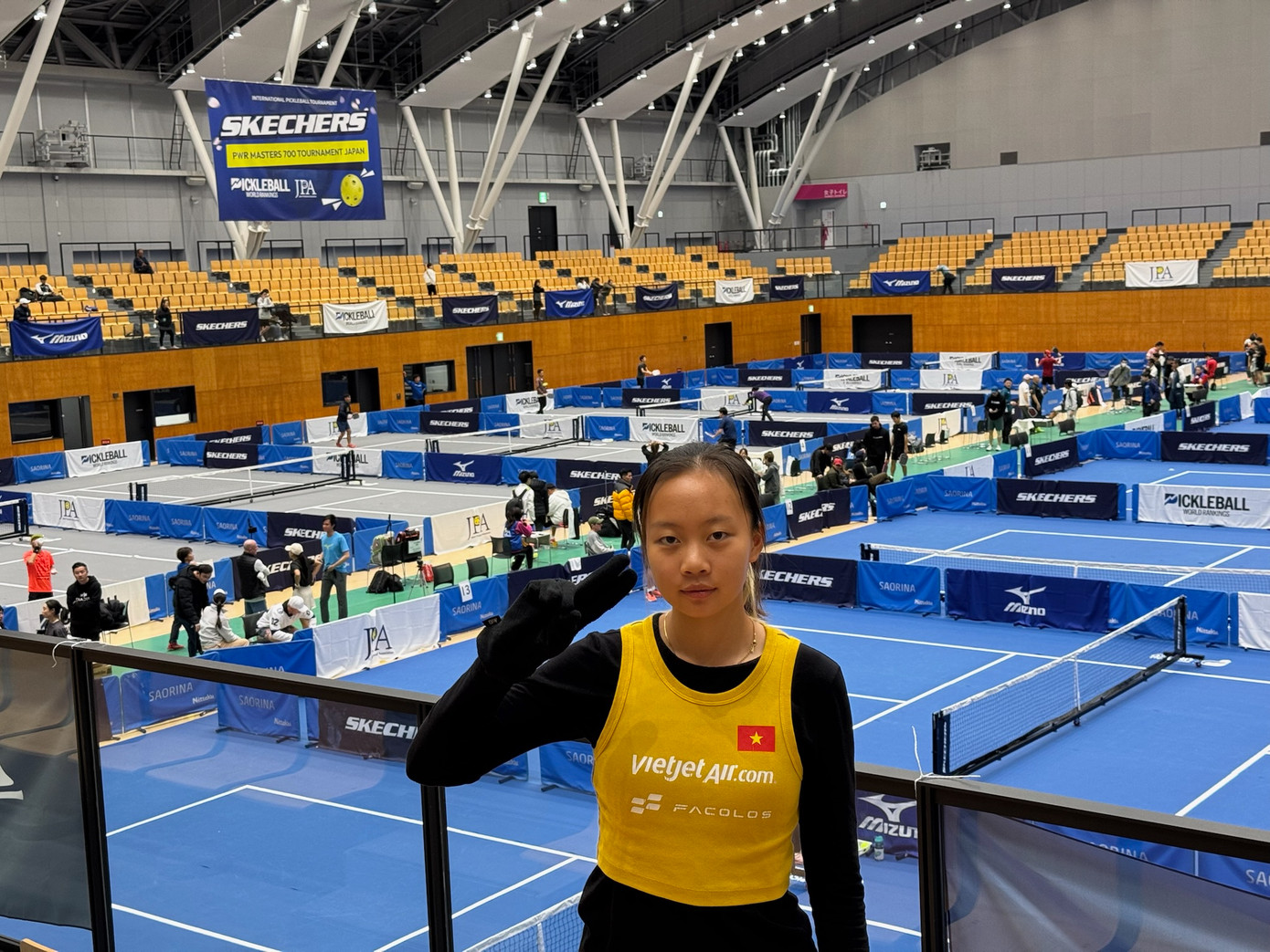 Chỉ sau 1 năm tập luyện và không ngừng cố gắng, Phương Anh trở thành vận động viên Pickleball chuyên nghiệp. Ảnh: NVCC Chỉ sau 1 năm tập luyện và không ngừng cố gắng, Phương Anh trở thành vận động viên Pickleball chuyên nghiệp. Ảnh: NVCC