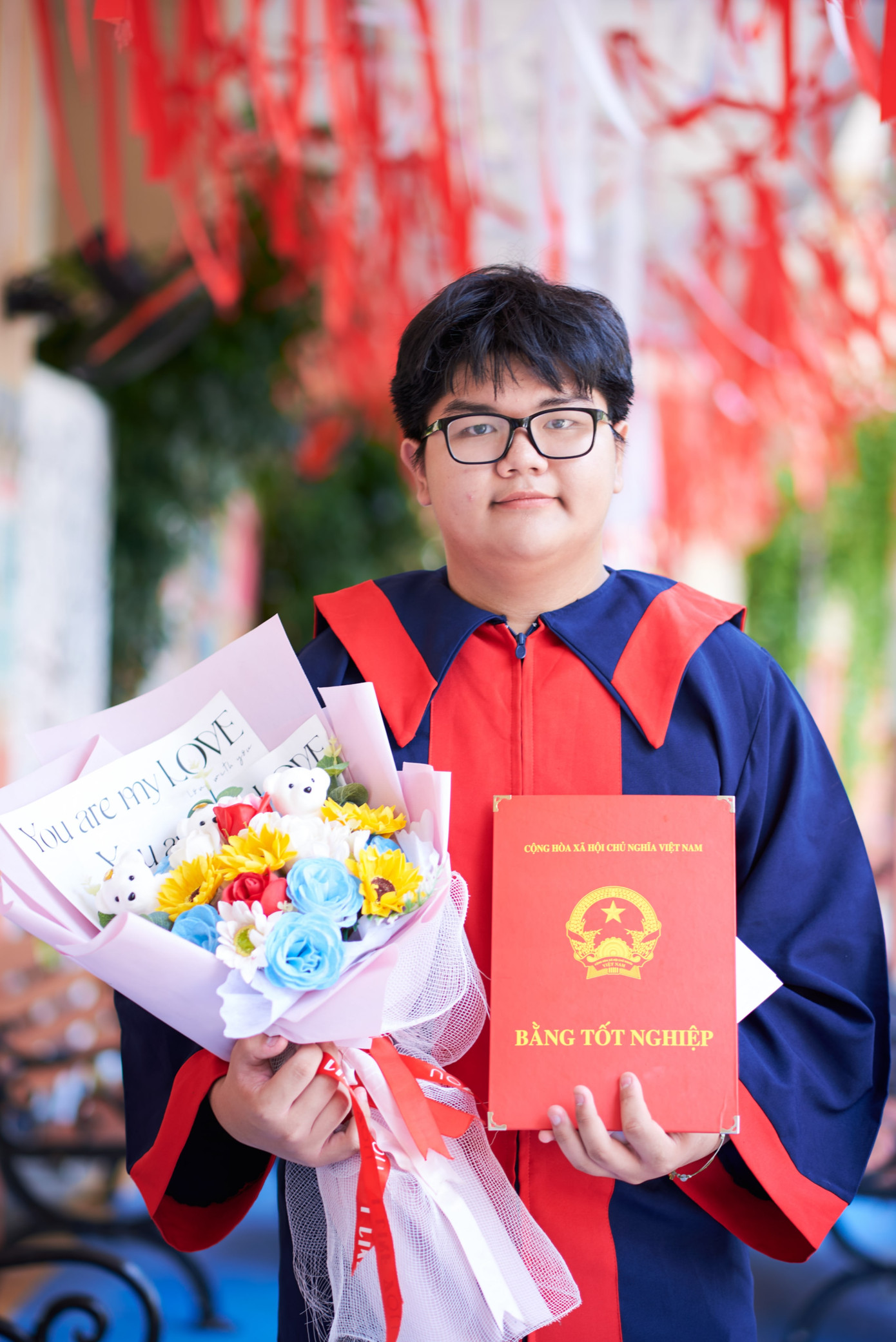 Hồng Phát là Á khoa kỳ thi tuyển sinh vào lớp 10 tại TP.HCM. Ảnh: NVCC Hồng Phát là Á khoa kỳ thi tuyển sinh vào lớp 10 tại TP.HCM. Ảnh: NVCC