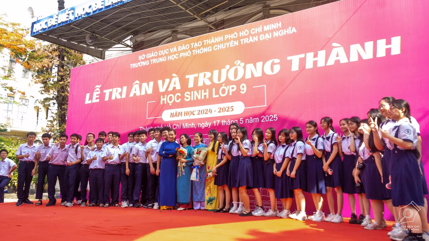 Ảnh: CLB Báo chí - Truyền thông THPT chuyên Trần Đại Nghĩa.