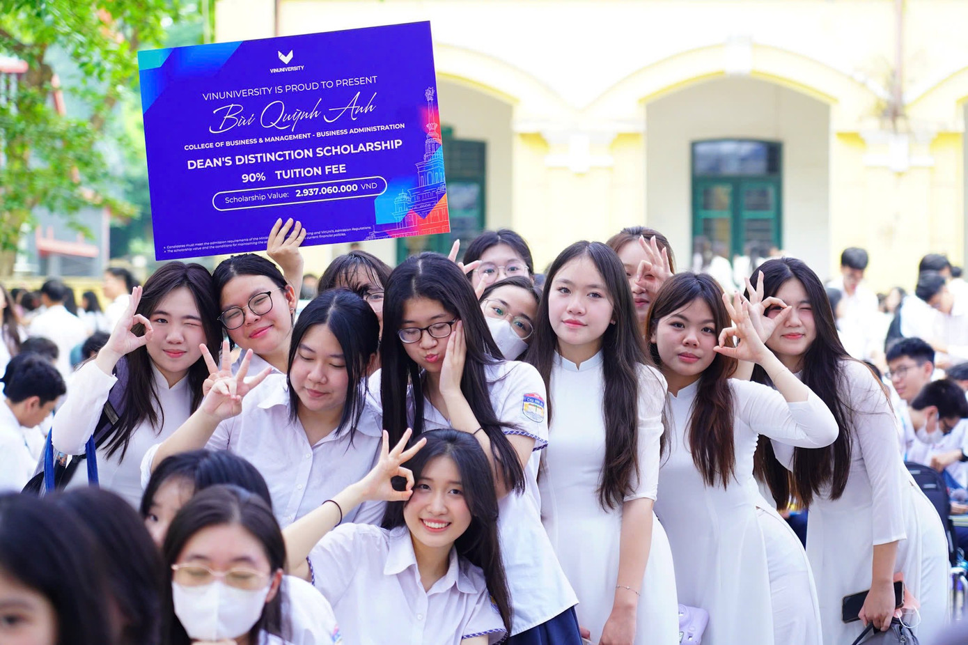 Ảnh: Facebook Đoàn trường THPT chuyên Chu Văn An.