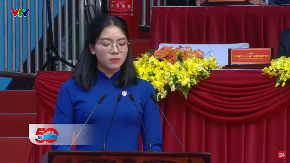 Mạnh Phương đại diện cho thế hệ thanh niên giàu lý tưởng, sẵn sàng tiếp nối hành trình dựng xây và phát triển đất nước. Ảnh chụp màn hình