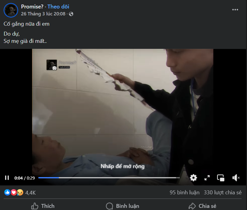 Không thiếu những phiên bản cảm động. - Ảnh chụp màn hình