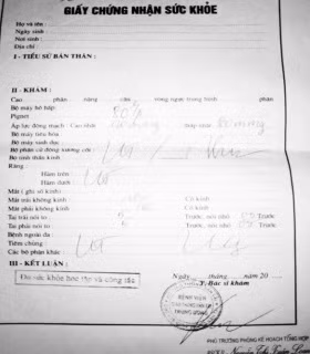 Giấy sức khỏe “khống” bán ở phố Thợ Nhuộm