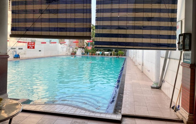 Hồ bơi xảy ra vụ việc. Ảnh: M.A. Hồ bơi xảy ra vụ việc. Ảnh: M.A.