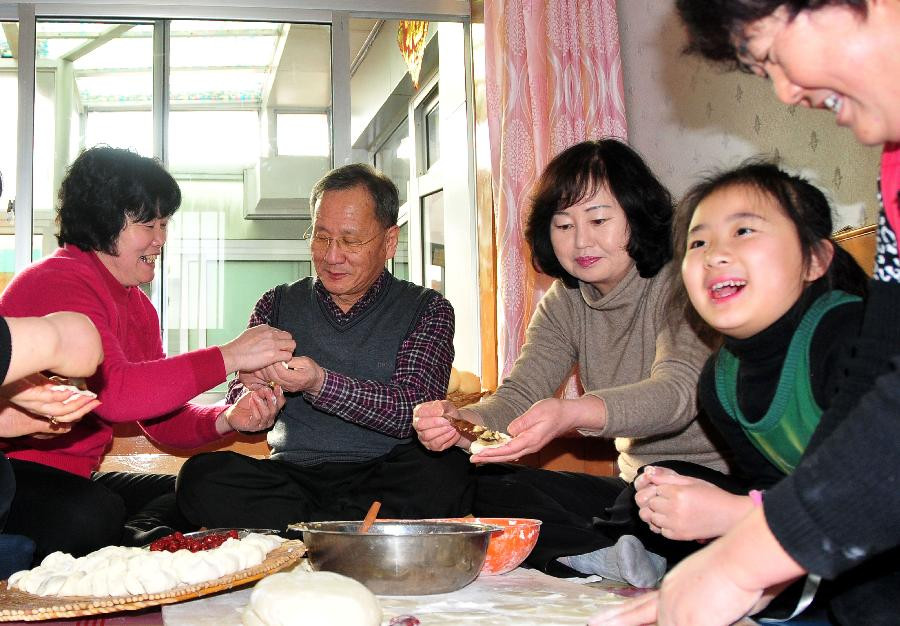 Sủi cảo, món ăn truyền thống của người dân Trung Quốc. Ảnh: Xinhua