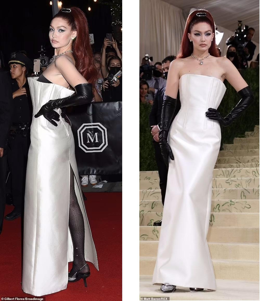 Gigi Hadid theo phong cách mỹ nhân Hollywood cổ điển.