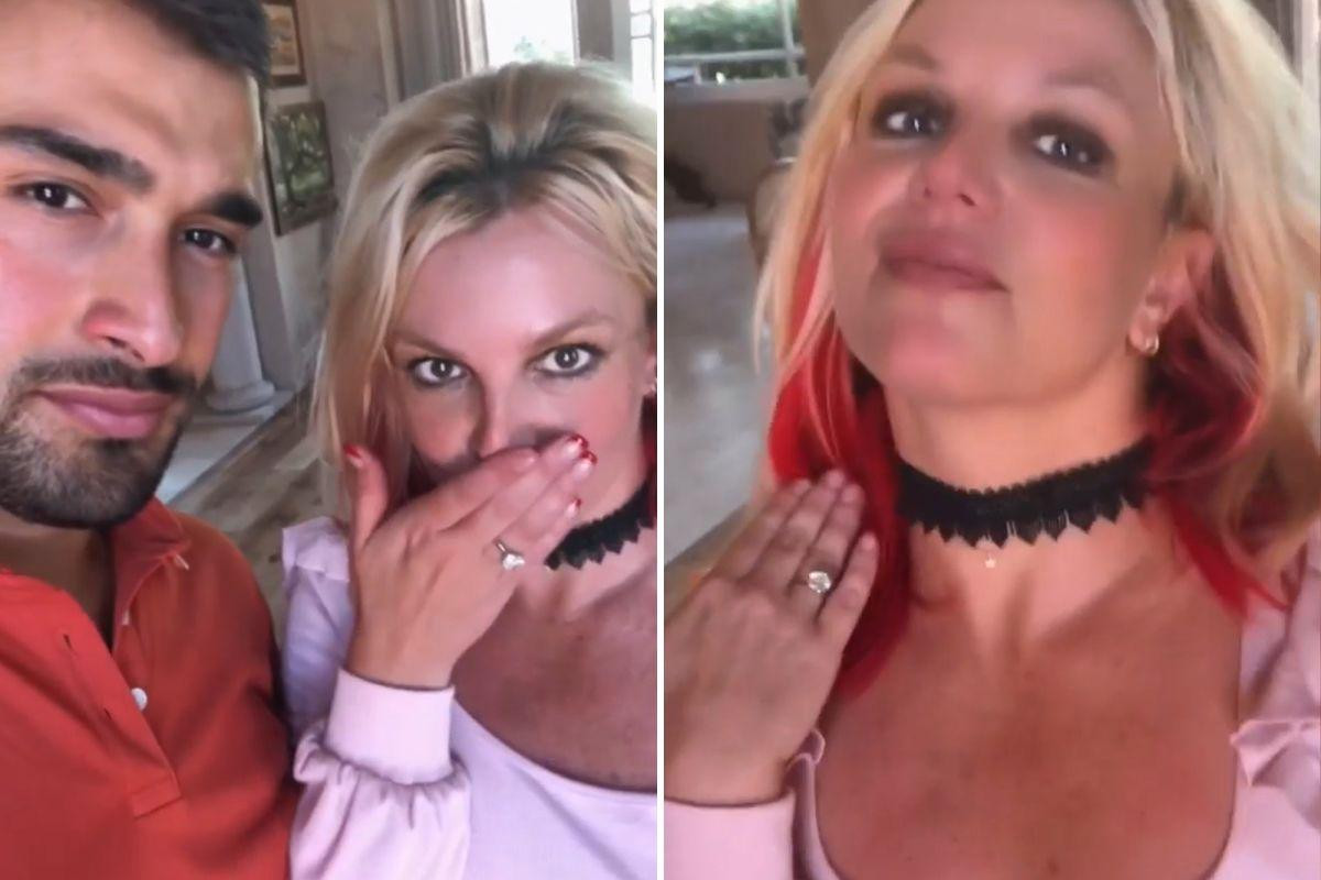 Britney đăng video khoe nhẫn đính hôn trên Instagram. Britney đăng video khoe nhẫn đính hôn trên Instagram.