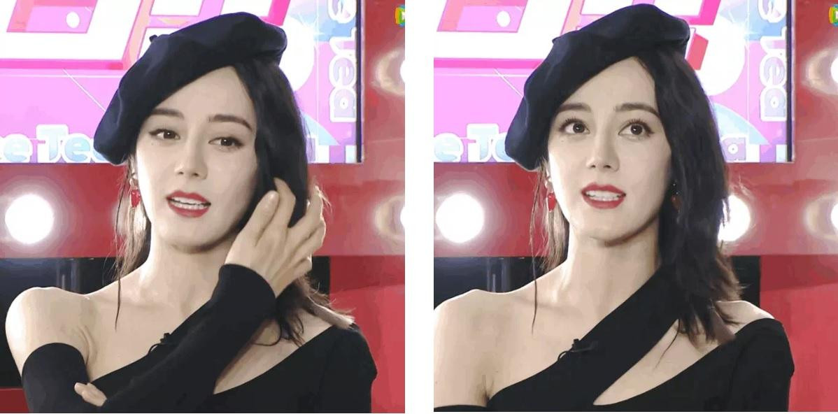 Set đồ đen càng làm nổi bật làn da trắng mịn không tì vết của người đẹp 9x. Gương mặt thon gọn, chiếc mũi cao và đôi mắt linh động thu hút mọi ánh mắt.