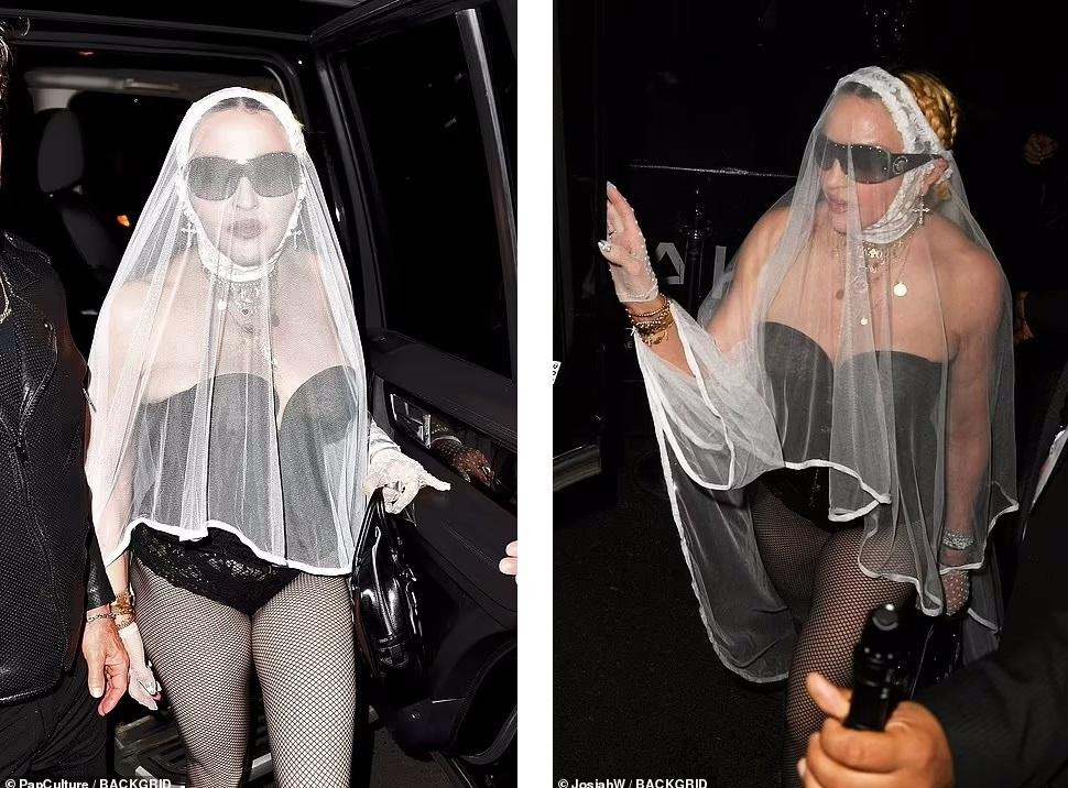 Kết thúc màn trình diễn nóng bỏng tại Lễ trao giải MTV Video Music Awards 2021 (MTV VMAs 2021) vào tối 12/9 (giờ địa phương), Madonna tiếp tục góp mặt tại bữa tiệc được tổ chức tại câu lạc bộ 1 Oak (New York) sau đó.