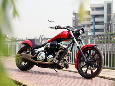 Xế độ Honda Fury với những thay đổi giúp ngoại hình trở nên bắt mắt hơn