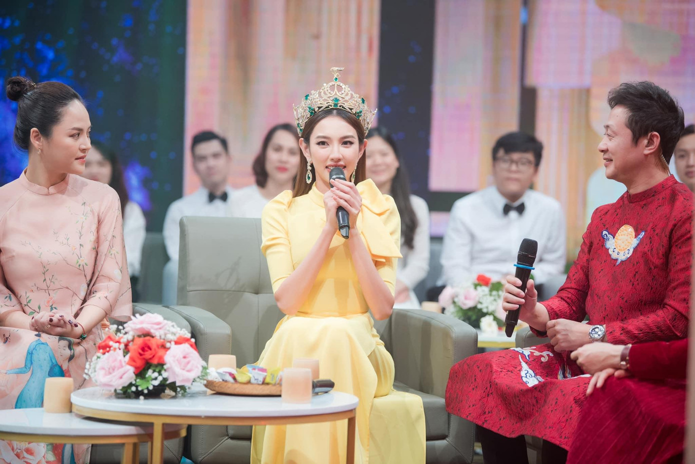 Tại chương trình, Thuỳ Tiên chia sẻ nhiều kỷ niệm đáng nhớ tại cuộc thi Miss Grand 2021.
