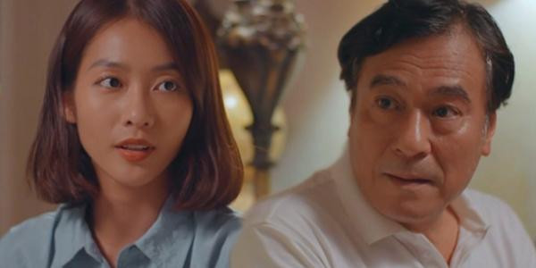 NSND Mạnh Cường và Khả Ngân trong phim "11 tháng 5 ngày".