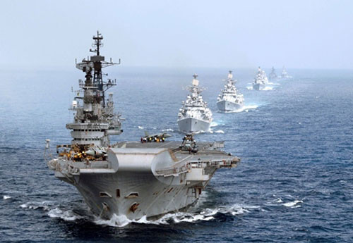 Ấn Độ đang tăng cường sức mạnh cho hải quân. Ấn Độ đang tăng cường sức mạnh cho hải quân