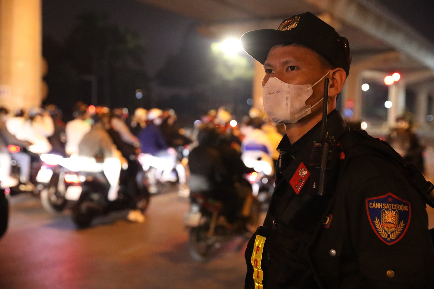 Chiến sĩ Cảnh sát cơ động tham gia tổ công tác 141.