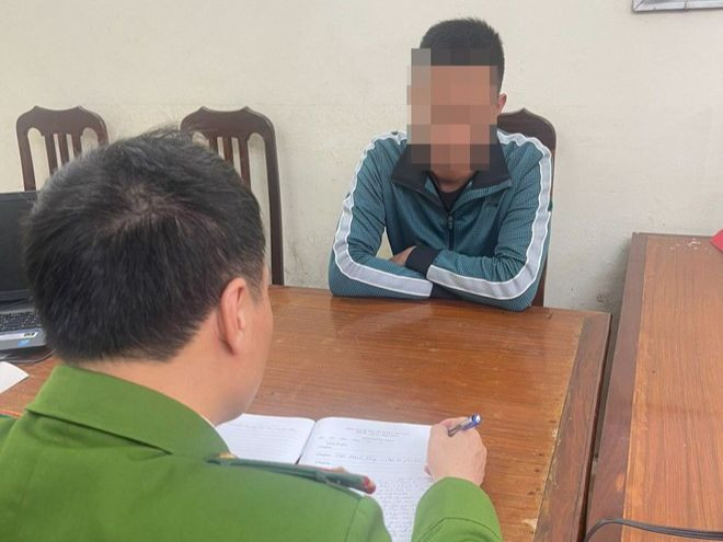 Tài xế Q. làm việc với cơ quan công an.