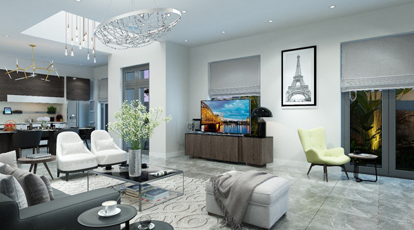 Chiêm ngưỡng căn biệt thự tứ lập phong cách Hy Lạp của 'quý cô công sở' ảnh 2