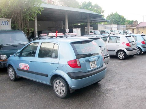 Taxi Bắc Trung Nam được đánh giá là thương hiệu uy tín ở khu vực Bắc Trung bộ. Ảnh: Ngọc Hiền