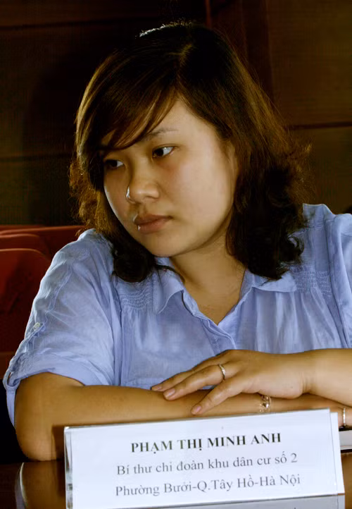 Bạn Phạm Thị Minh Anh. Ảnh: Minh Đức. Bạn Phạm Thị Minh Anh. Ảnh: Minh Đức