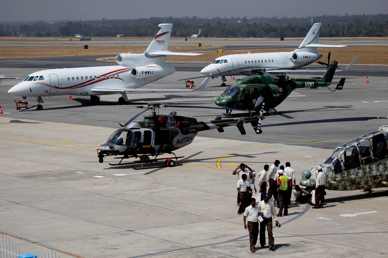 Dự kiến sẽ có hàng trăm ngàn du khách đến triển lãm quốc tế Aero India 2013