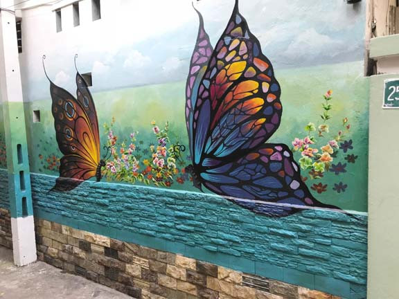 Làng bích hoạ Đà Nẵng nhộn nhịp trước giờ G ảnh 8