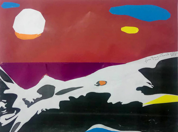 Tranh xé dán ấn tượng của nhà báo Trần Trung Sáng ảnh 8