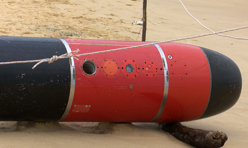 Phát hiện ngư lôi dài gần 7 mét trôi dạt trên biển Phú Yên ảnh 2