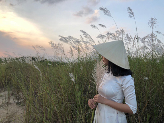 Bức tranh tuyệt tác mang tên hoa cỏ lau bên dòng Trà Khúc ảnh 8