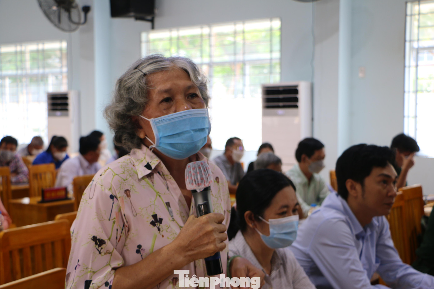 Cử tri Phan Thị Tuyết Anh (khu phố 4, thị trấn Hóc Môn).