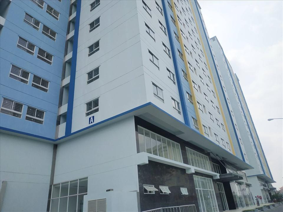 Một chung cư - nhà ở xã hội ở quận Bình Tân, TPHCM. Một chung cư - nhà ở xã hội ở quận Bình Tân, TPHCM.