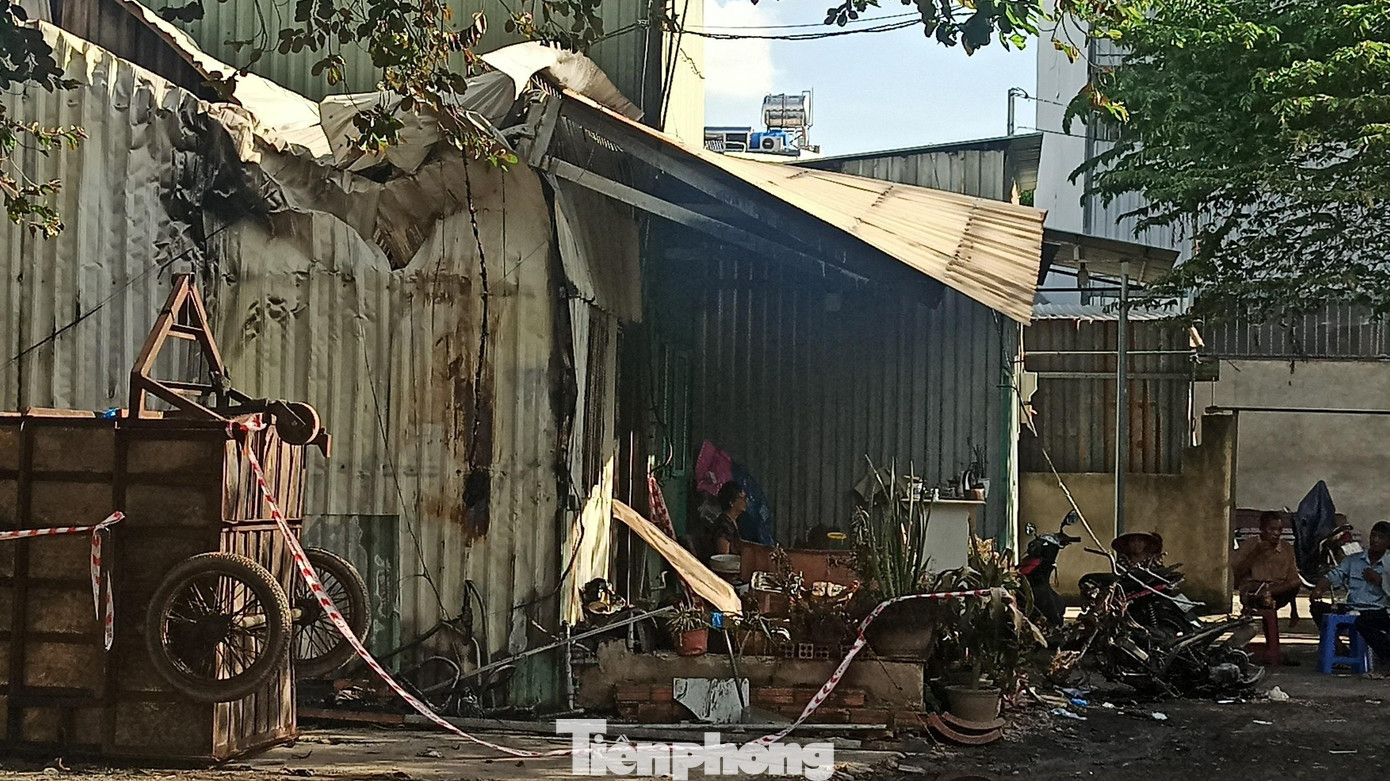 Căn nhà nơi xảy ra vụ cháy.