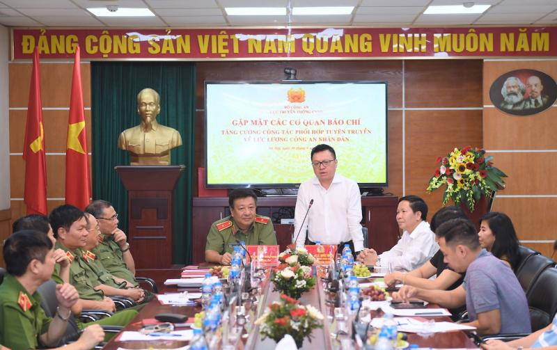 Tổng Biên tập Báo Nhân dân Lê Quốc Minh.