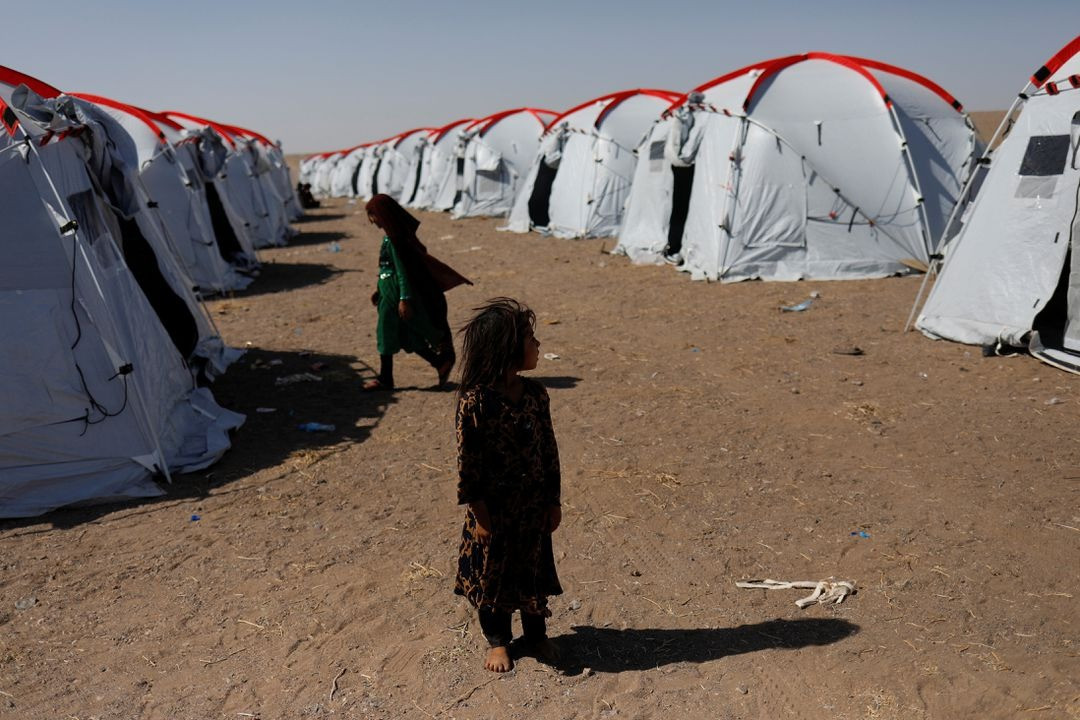 Một khu lều tạm ở Herat. Ảnh: Reuters Một khu lều tạm ở Herat. Ảnh: Reuters