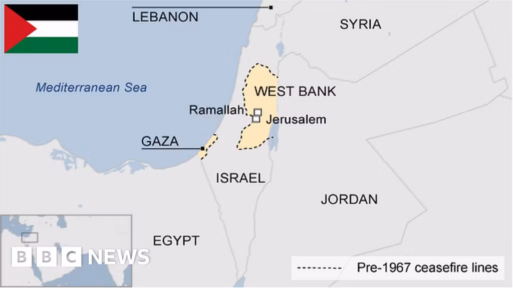 Li-băng nằm giáp khu vực phía bắc Israel. Bản đồ: BBC